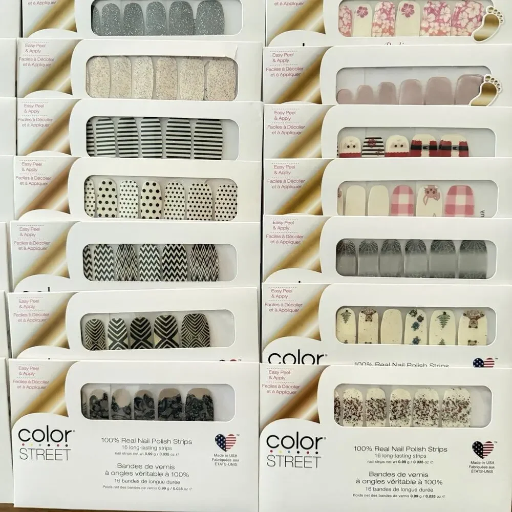 Lot Of 50 Color Street Nail Polish Strips Many Different Colors New Sealed Lot F - Picture 7 of 7